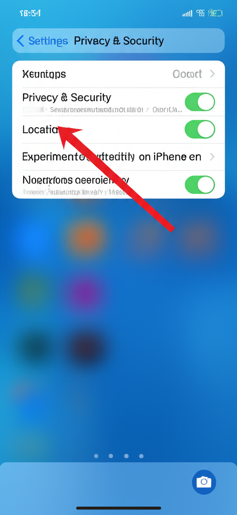 Generate a high-quality, relevant image prompt for an article about: How to Turn Off Location on iPh