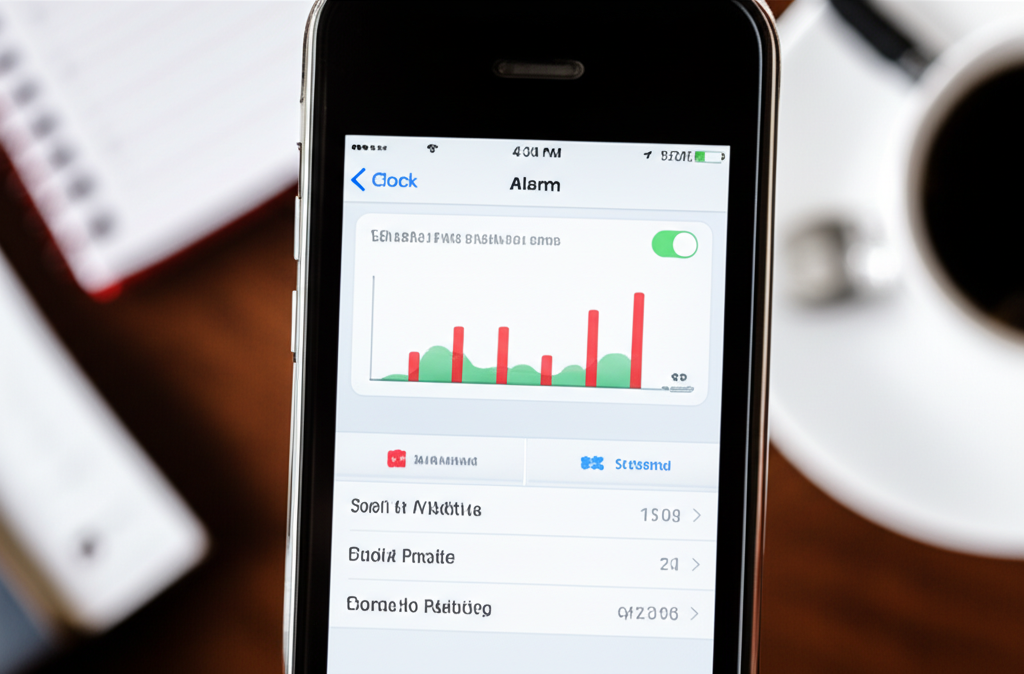 Generate a high-quality, relevant image prompt for an article about: How to Change iPhone Alarm Soun