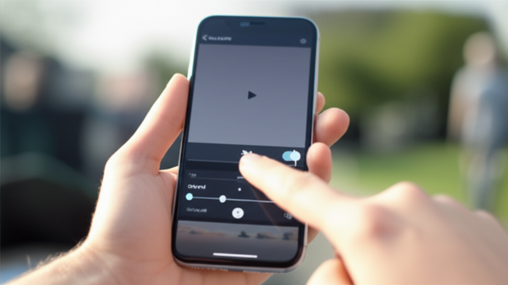 Generate a high-quality, relevant image prompt for an article about: How to Speed Up Video on iPhone
