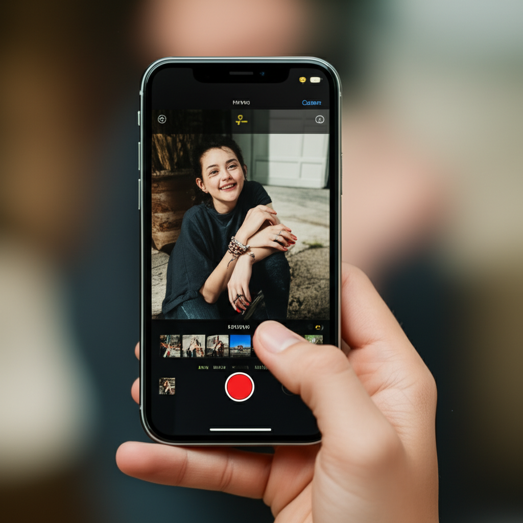 Generate a high-quality, relevant image prompt for an article about: How To Edit Photos On iPhone: G