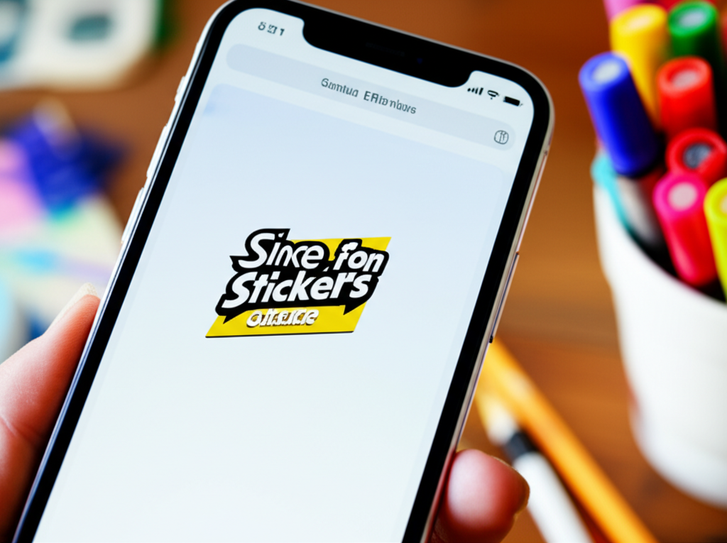 Generate a high-quality, relevant image prompt for an article about: How to Make Stickers on iPhone: