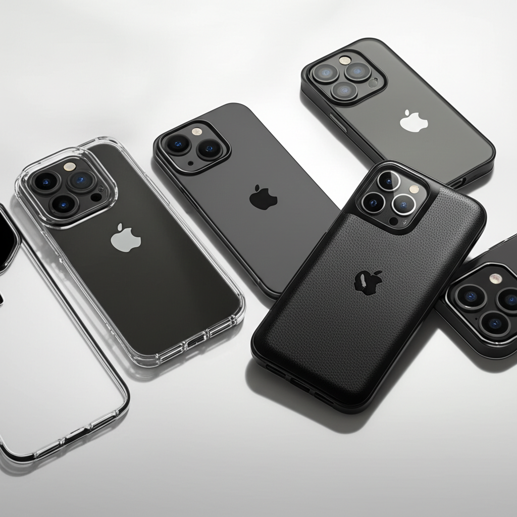 Generate a high-quality, relevant image prompt for an article about: 5 Best iPhone 16 Pro Cases: Gen