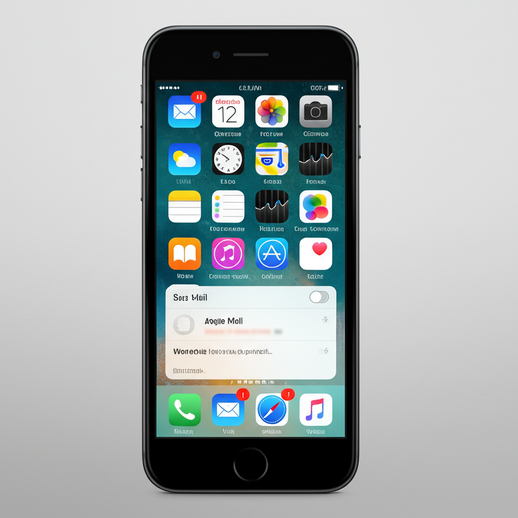 Generate a high-quality, relevant image prompt for an article about: How to Add Email to iPhone: Ess