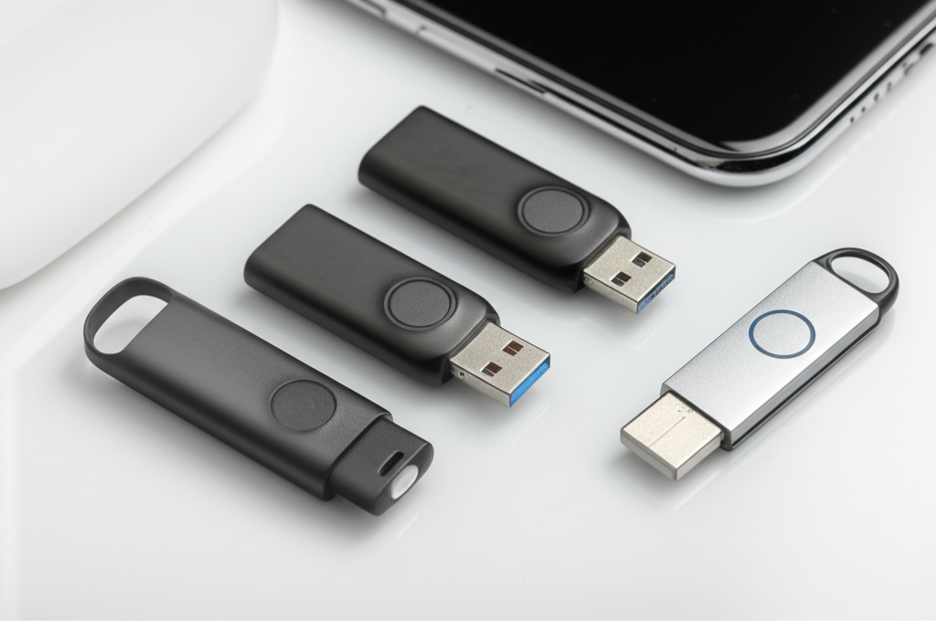 Generate a high-quality, relevant image prompt for an article about: 5 Best Photo Stick For iPhone: