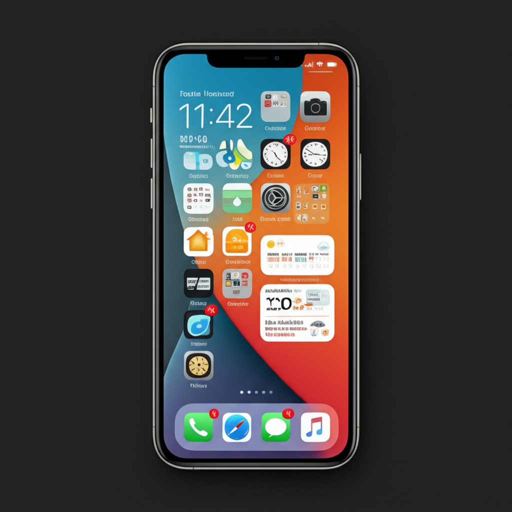 Generate a high-quality, relevant image prompt for an article about: iPhone: Genius Lock Screen Tric