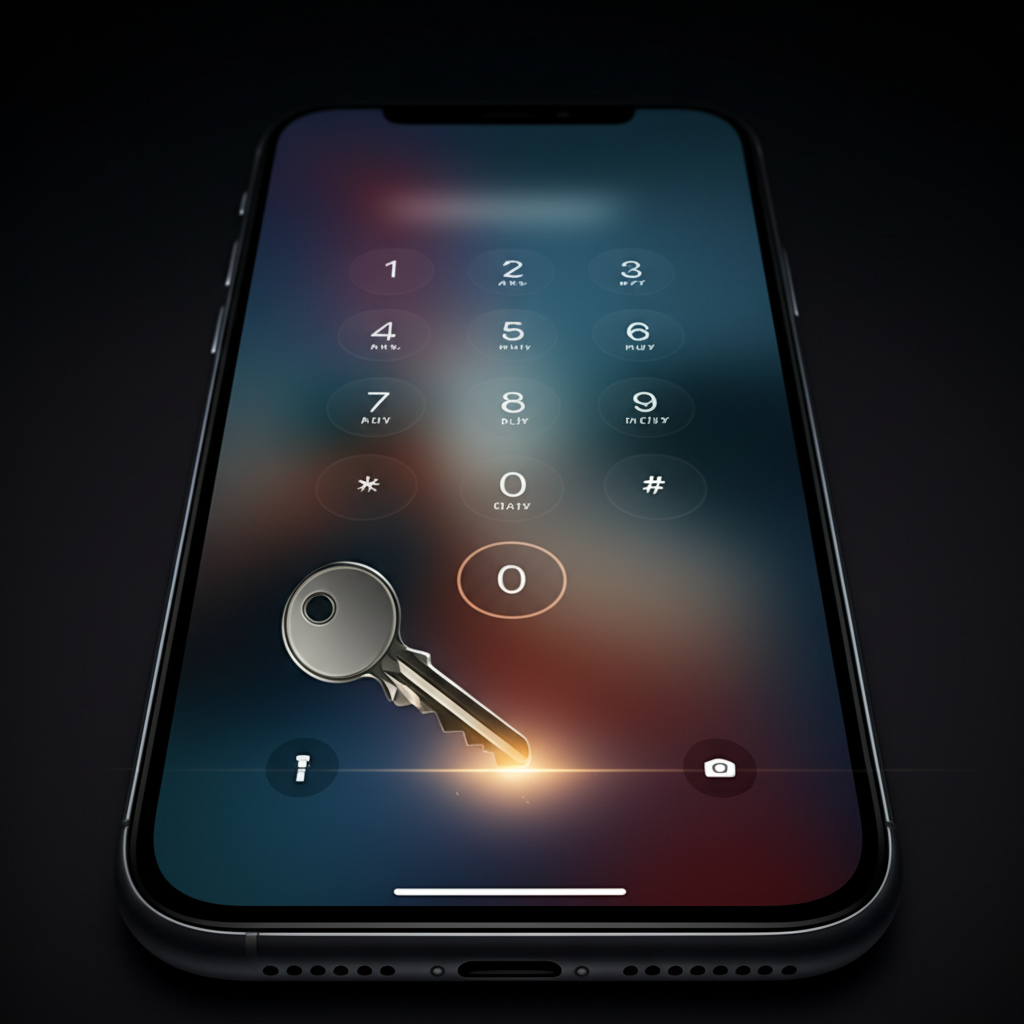 Generate a high-quality, relevant image prompt for an article about: How to Unlock iPhone Passcode: