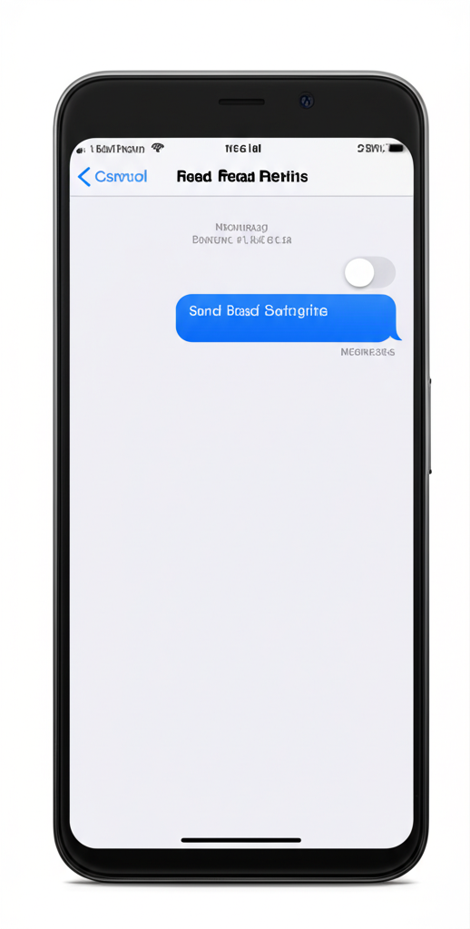 Generate a high-quality, relevant image prompt for an article about: How to Turn Off Read Receipts o