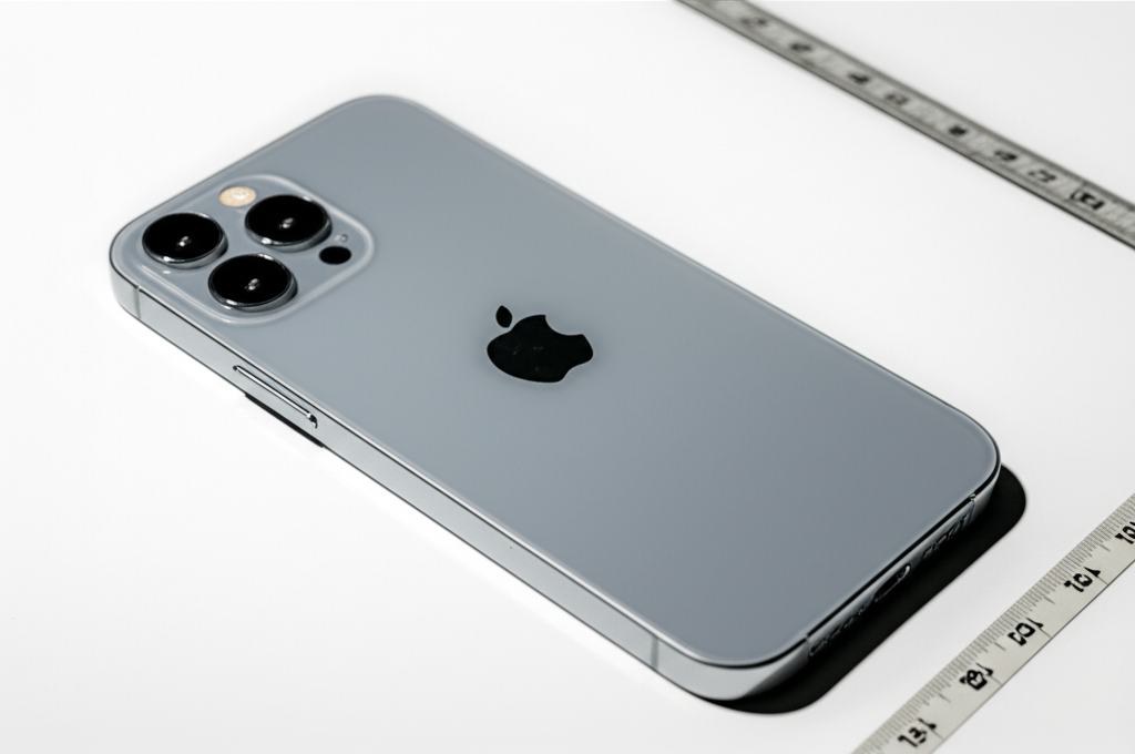 Generate a high-quality, relevant image prompt for an article about: How Long Is An iPhone 12? Essen