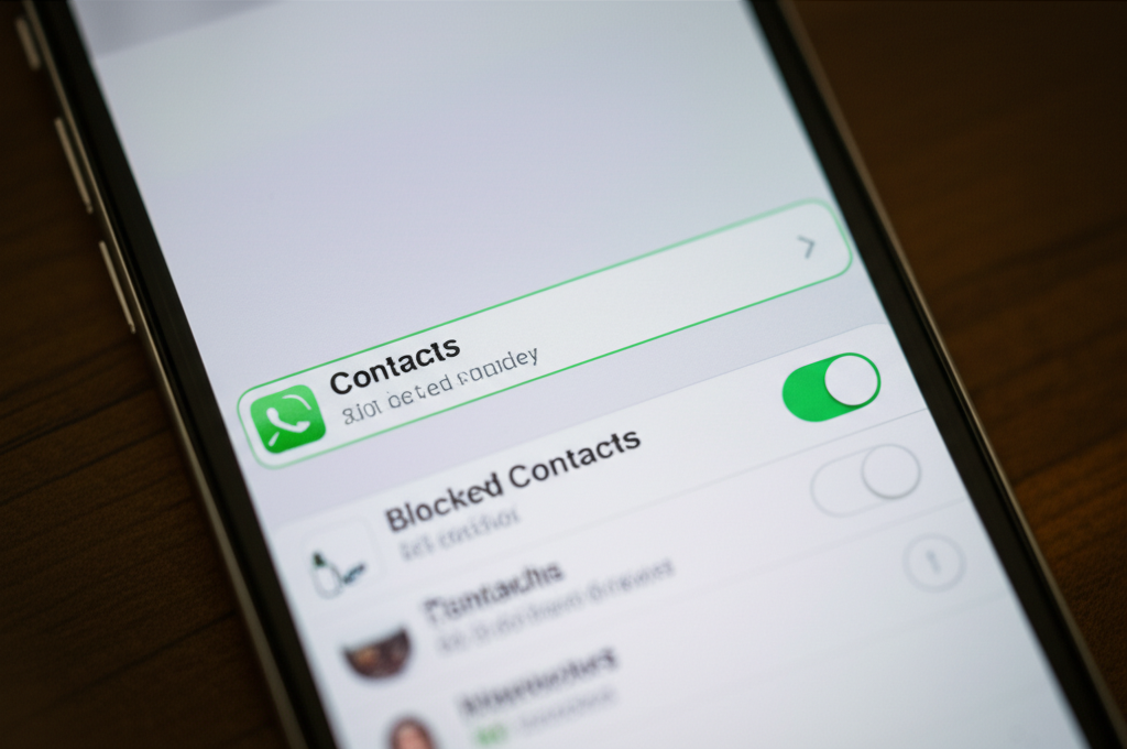 Generate a high-quality, relevant image prompt for an article about: How to Block Number on iPhone: